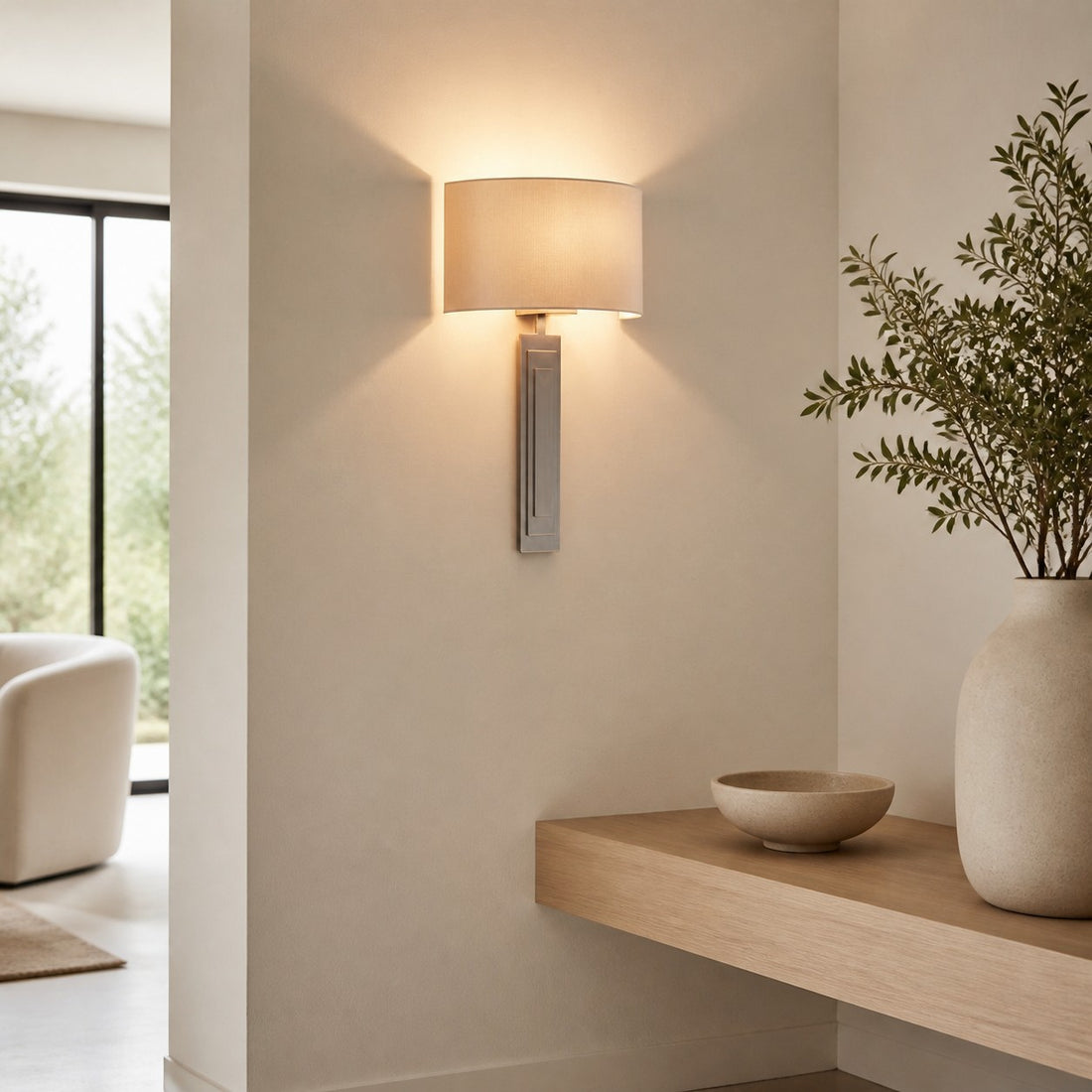 Linexis Vintage-Inspired Wall Sconce with Sculpted Arm Design – Modern Art Deco Style for Hallways & Bedrooms