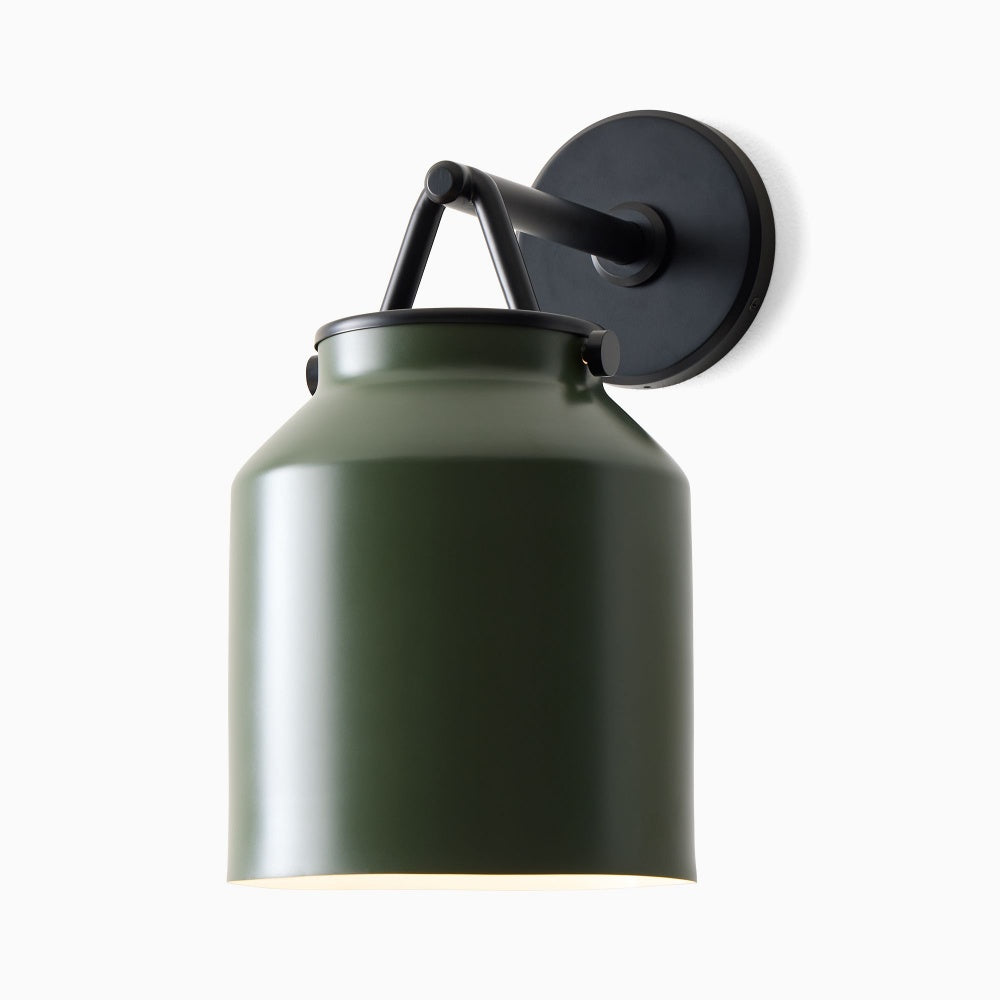 Modern Bell Jar Glass Sconce - Nordic Matte Metal Wall Light Outdoor