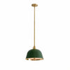 Lirra Metal Dome Pendant Light – Industrial Silhouette Lamp for Kitchens