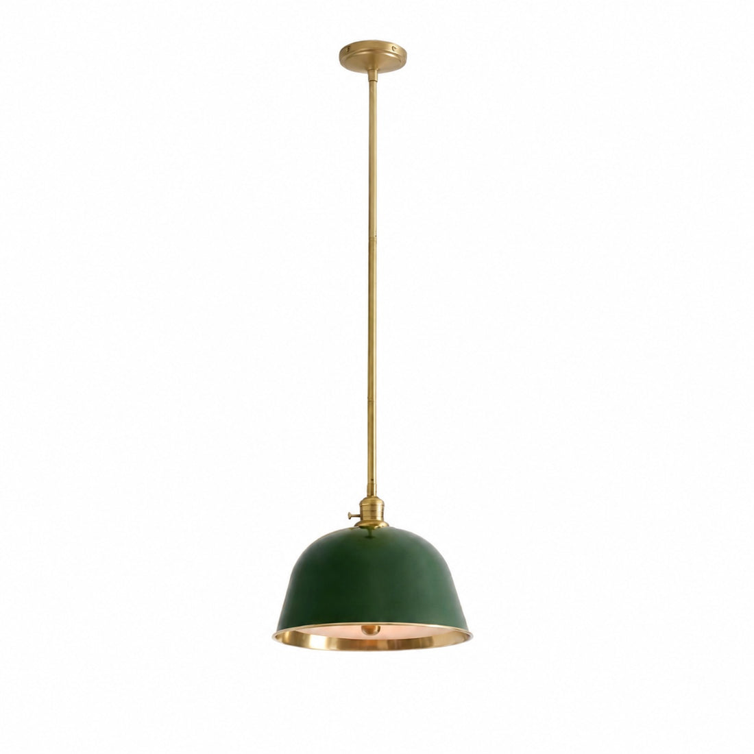 Lirra Metal Dome Pendant Light – Industrial Silhouette Lamp for Kitchens