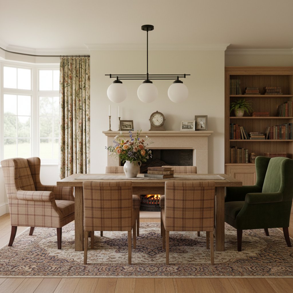 Glorica Glass Frosted Globe Pendant Light - Art Deco Hanging Light for Home