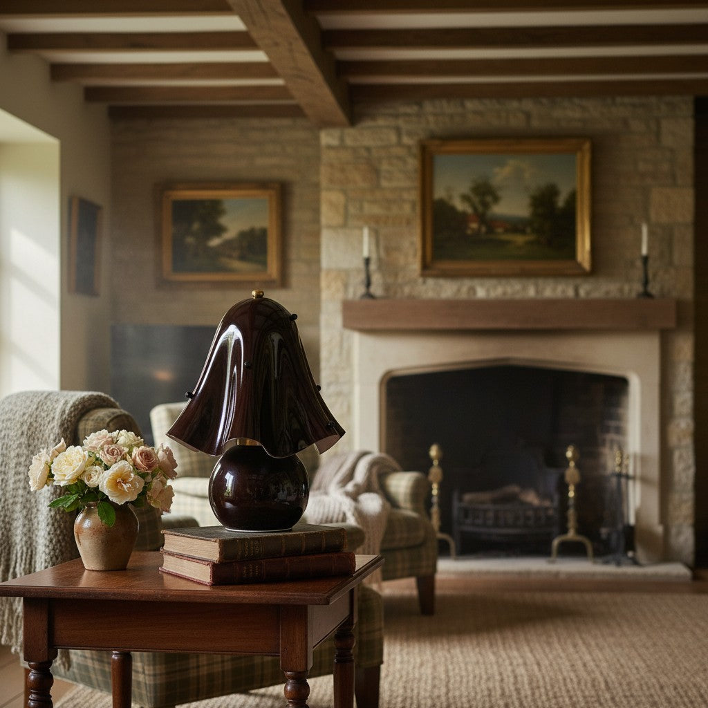 Bellina Decorative Table Lamp - Sculptural Bell Flower Shape