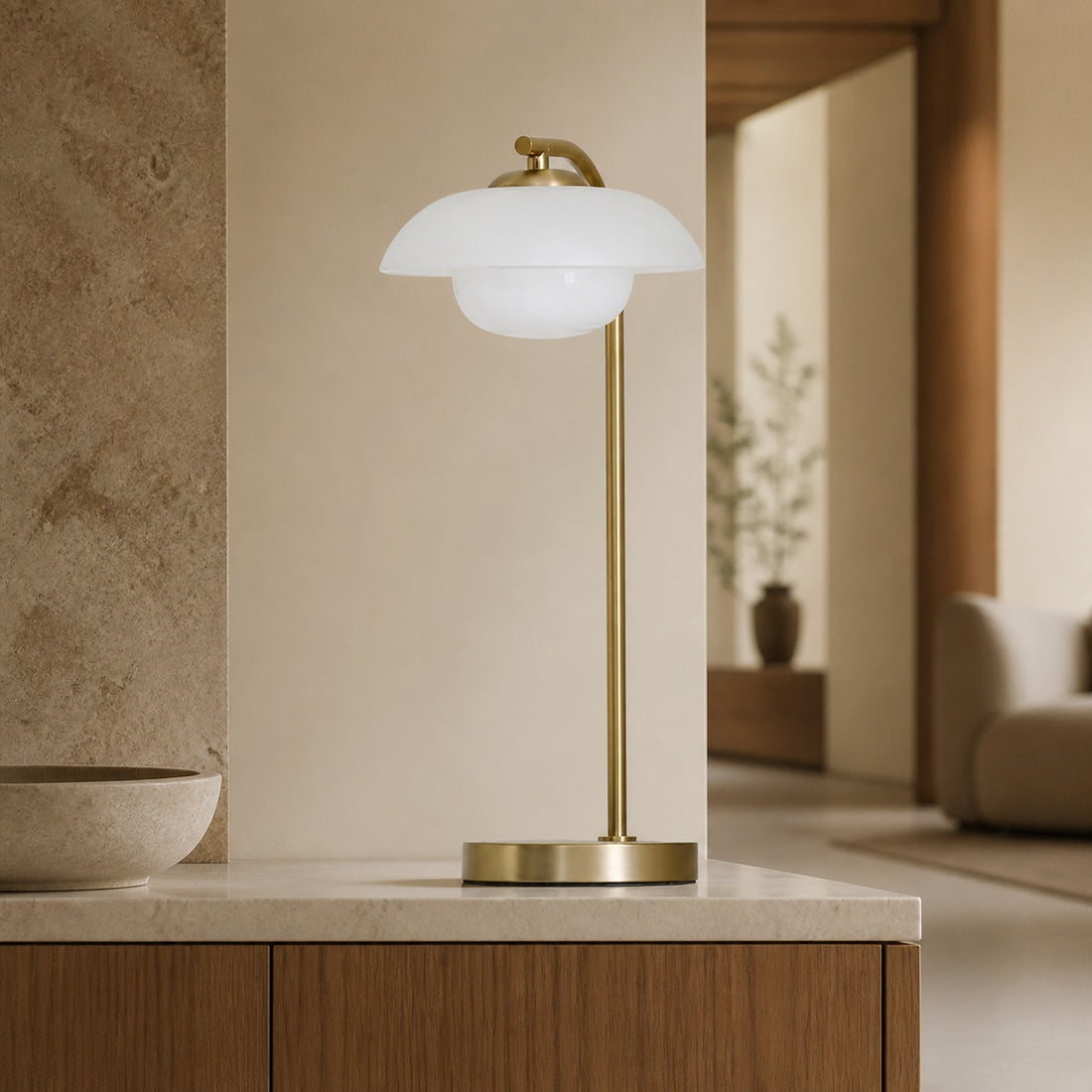 Elorina Perforated Metal Table Lamp – Modern Design