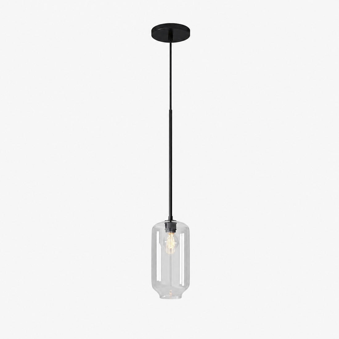 Lumivelle Pebble Pendant Light - Adjustable Glass Shade - Modern Lighting