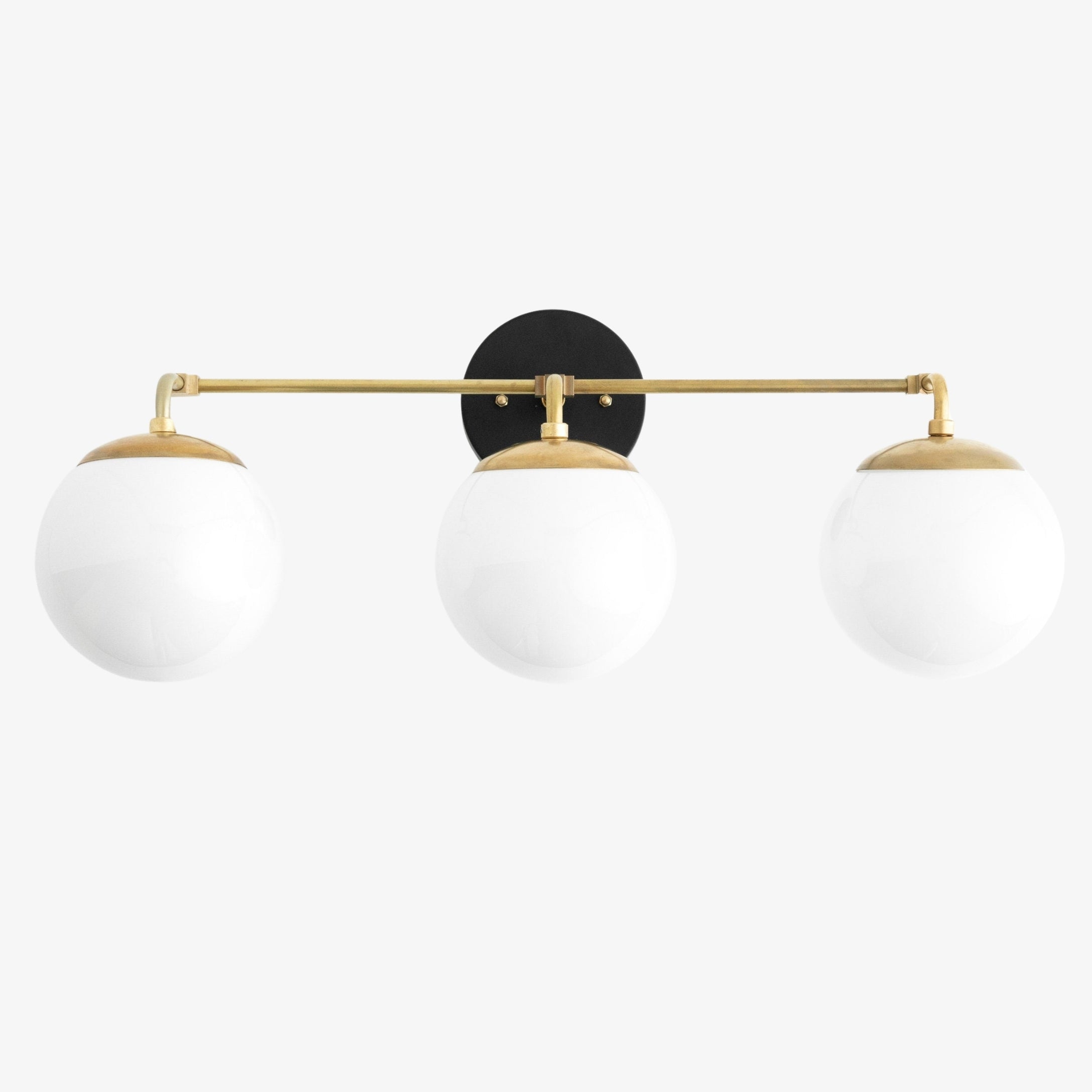 Glorica Glass Wall Sconce - Modern Vintage Vanity Light Fixture