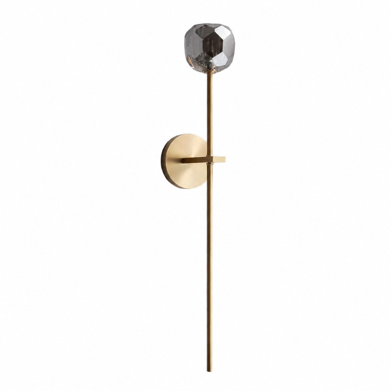 Luxury Crystal Wall Sconce - Brass Frame Modern Wall Light