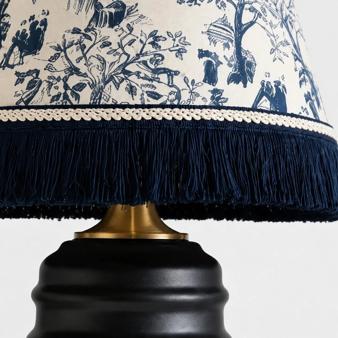 Embroidered Ceramic Table Lamp