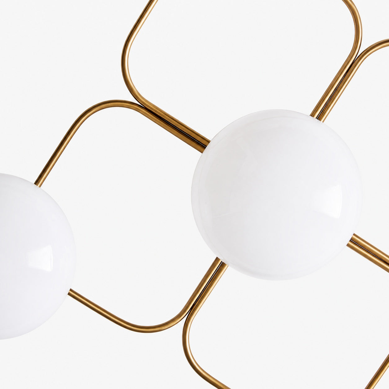 Brimush Modern Multi-Globe Flush Mount Lamp with Soft Diffused Light for Entryway or Living Room
