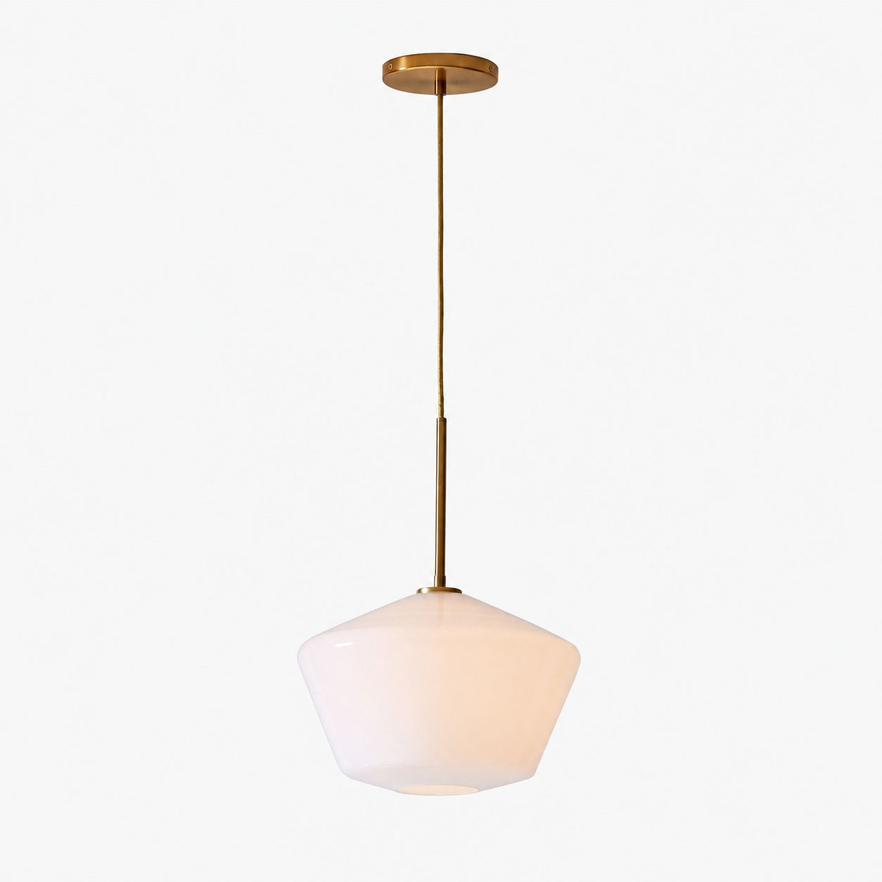 Merin Transparent Glass Sculpture Geometric Chandelier