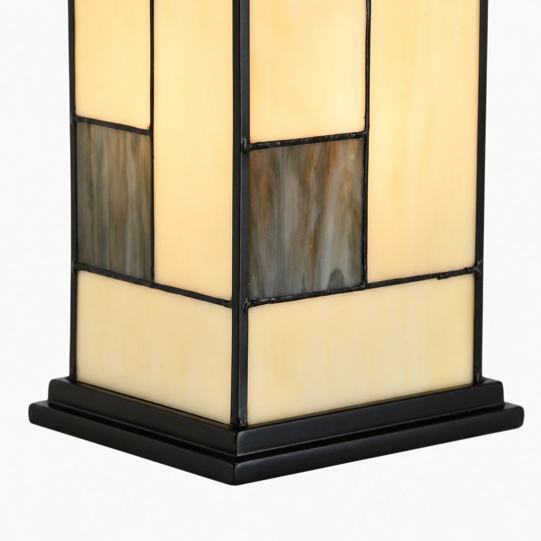 TF Manchester Square Table Lamp - Classic Glass for Living Room and Bedroom