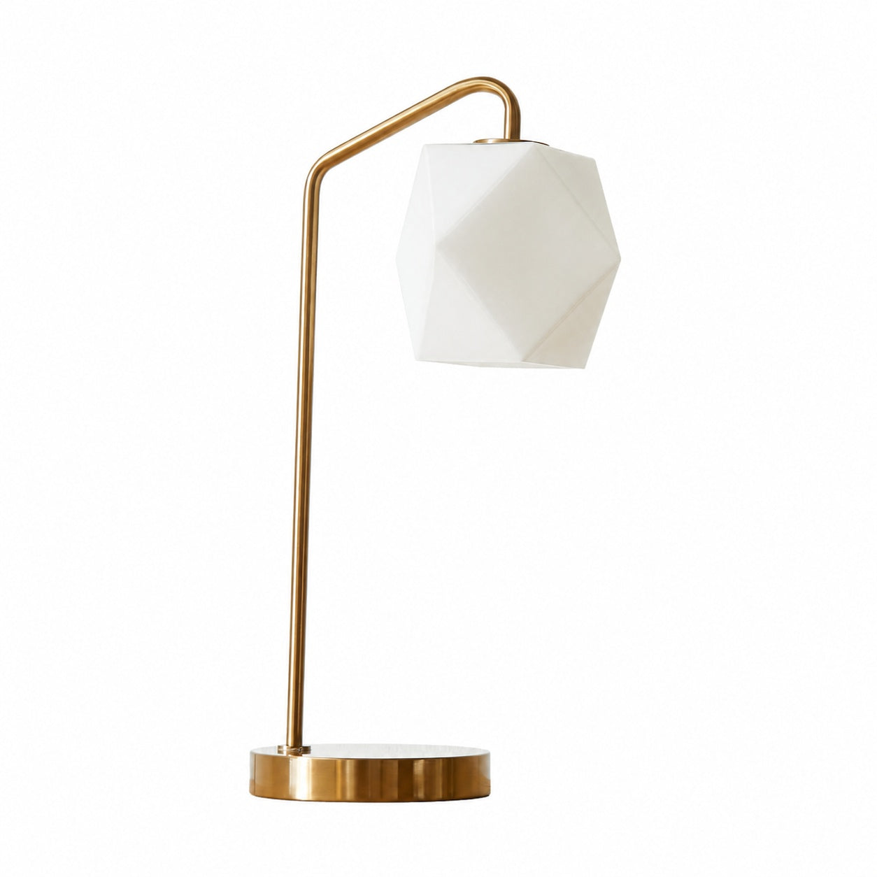 Talvior Luminous Geometric Faceted Glass Table Lamp