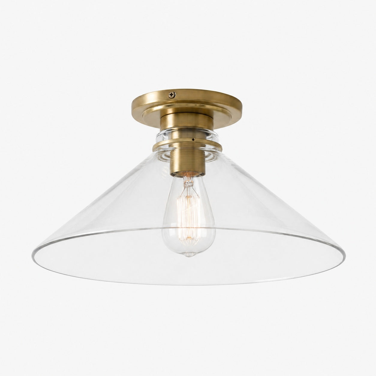 Aurenza Timeless Flush Mount Light - Farmhouse Design with Simple Elegant Charm