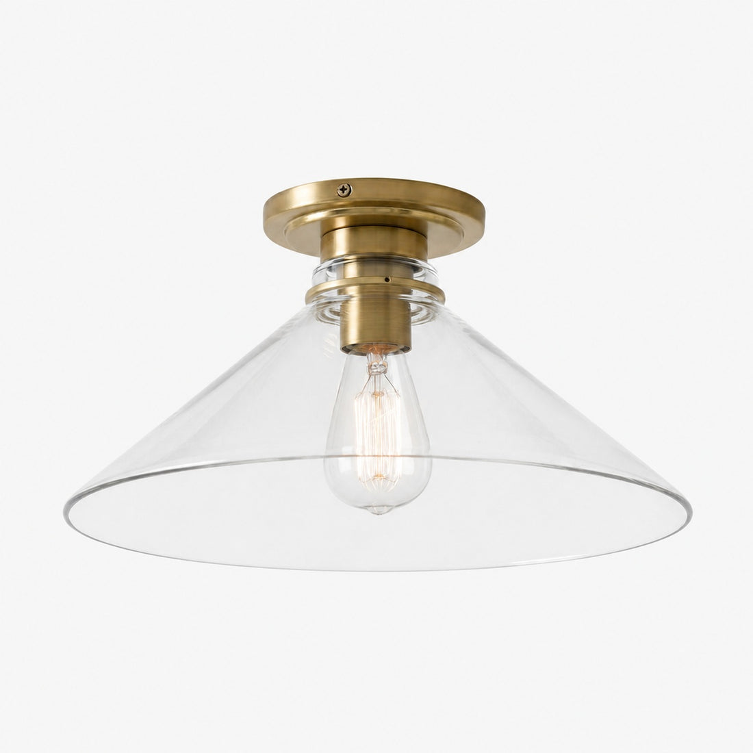 Aurenza Timeless Flush Mount Light - Farmhouse Design with Simple Elegant Charm