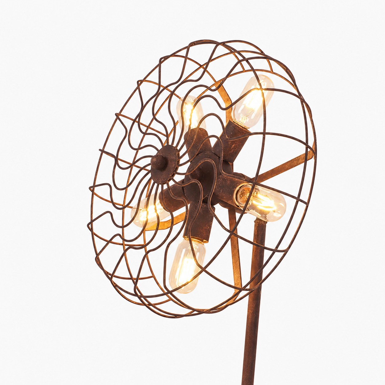 Old Style Fan Table Lamp