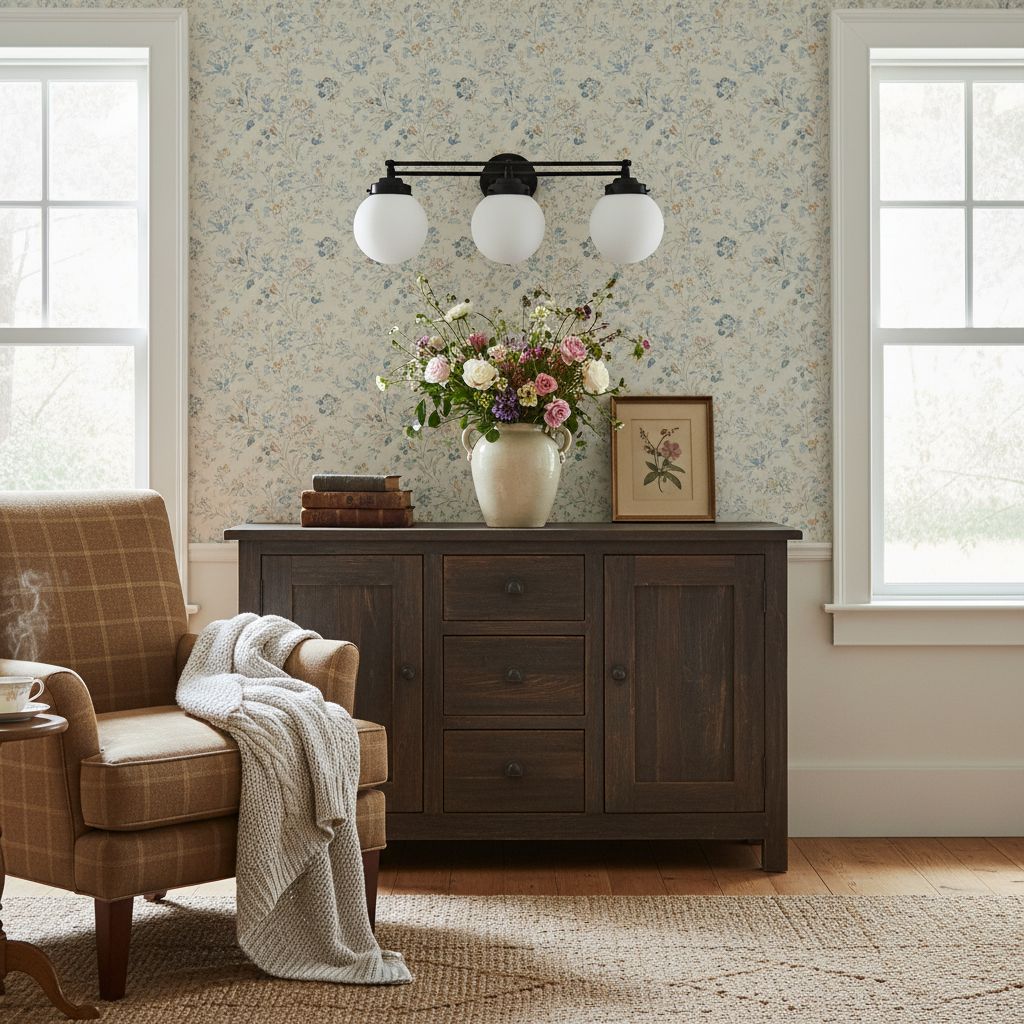 Glorica Glass Contemporary Vanity Light - 3 Light Globe Bathroom Fixture Opal Glass