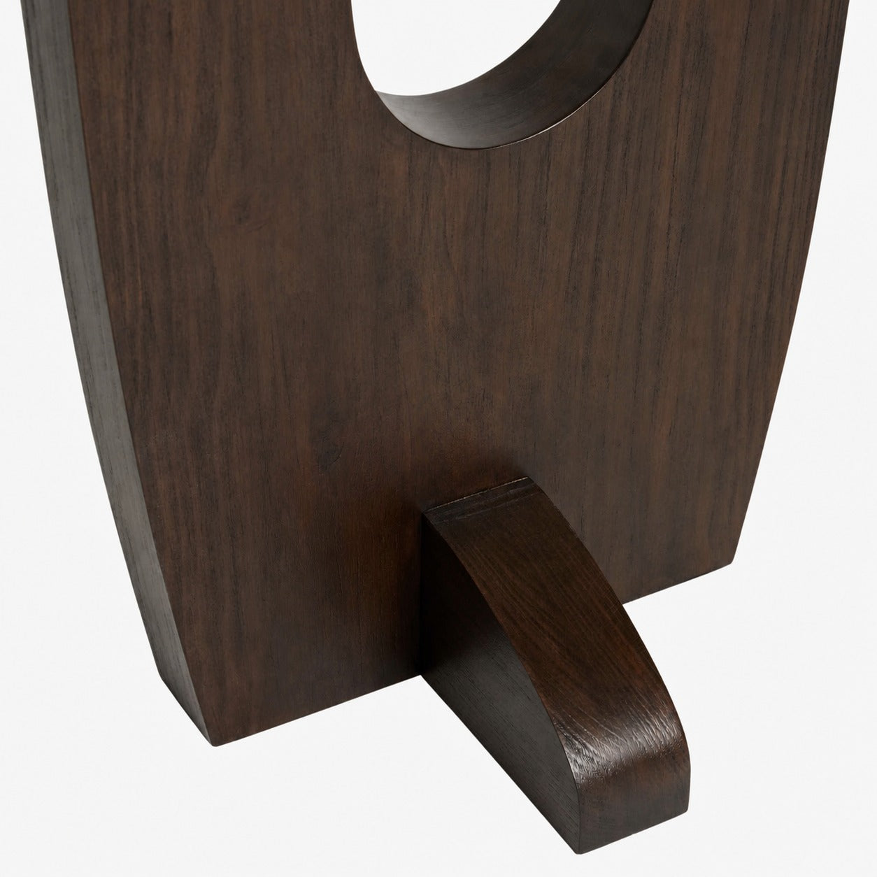 Cordove Arc Floor Lamp – Modern Organic Solid Wood & Fabric for Living Rooms
