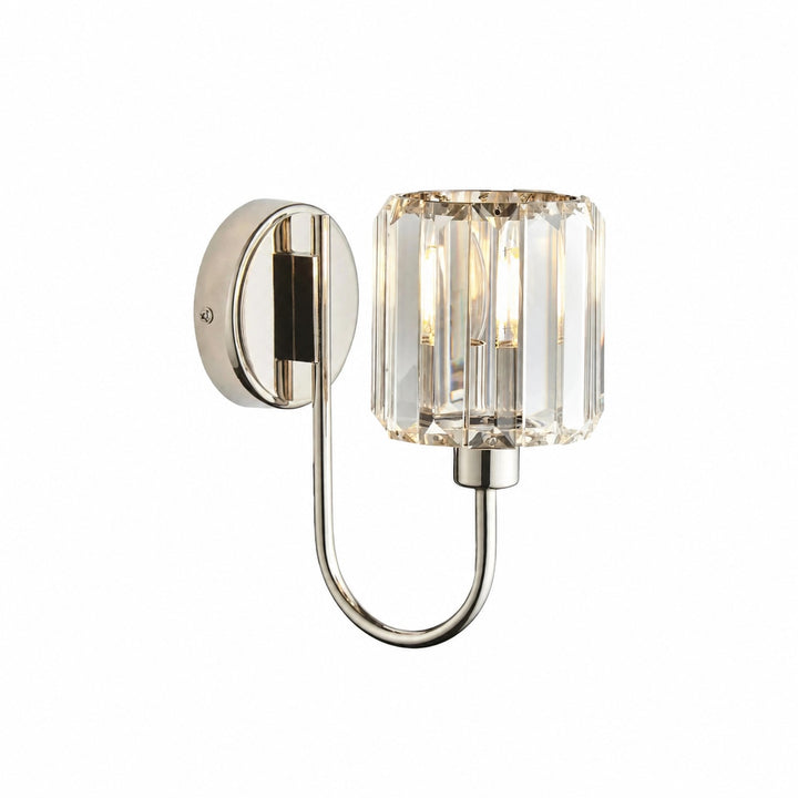 Tracian Wall Mount Sconce with Cut-Glass Shade – Timeless Lighting for Entryways and Living Areas