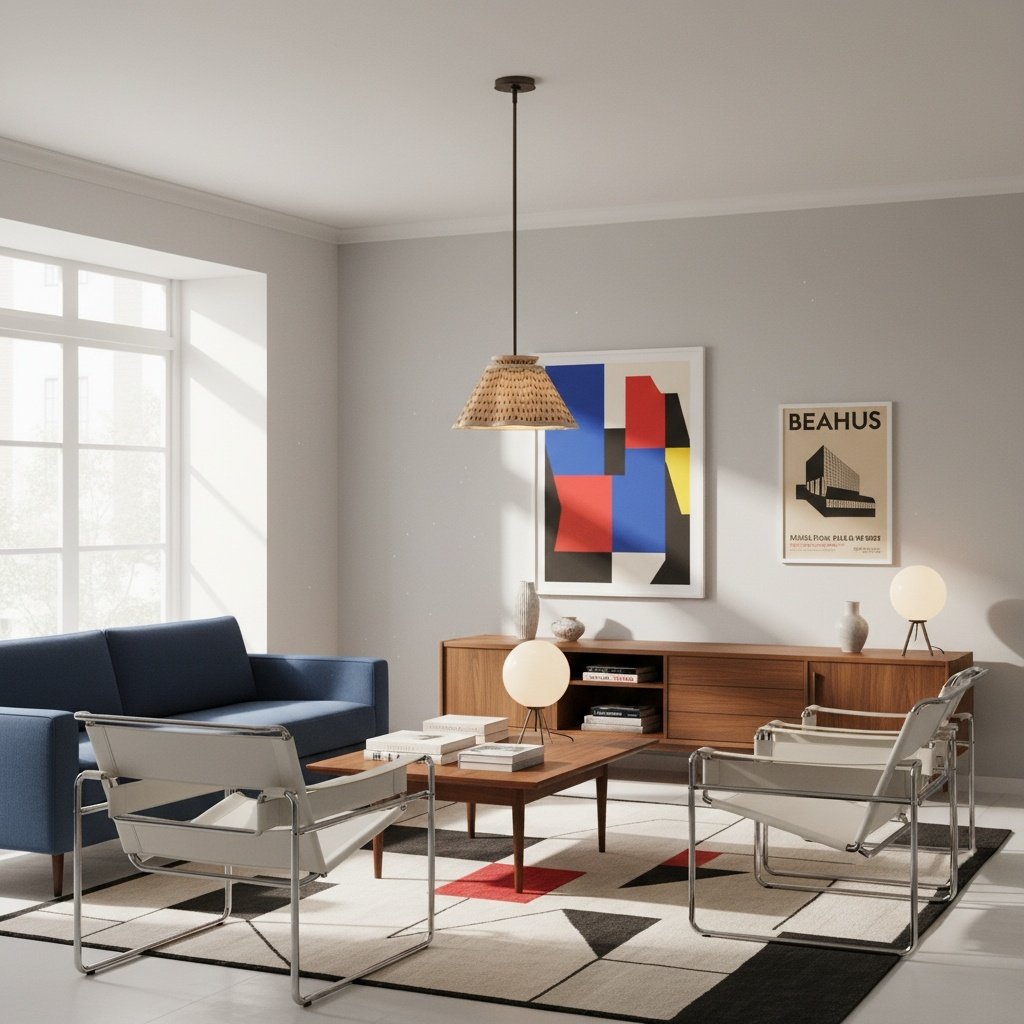 Florevian Modern Linen Pendant Lamp - Art-Inspired Statement Lighting for Dining Space