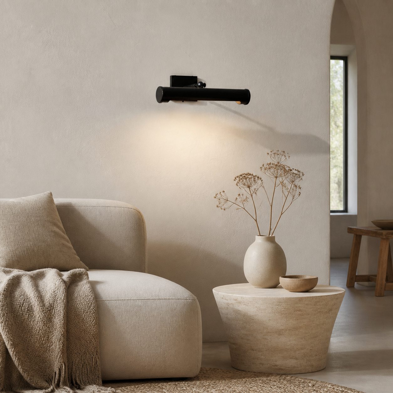 Modo Picture Light - Classic Arch Design Brass Art Light for Gallery Wall