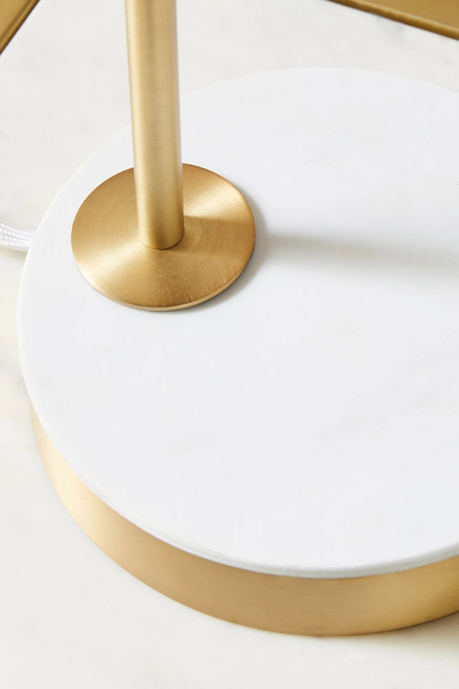 Revalis Glass Flower Task Lamp – Modern Frosted Petal Lighting