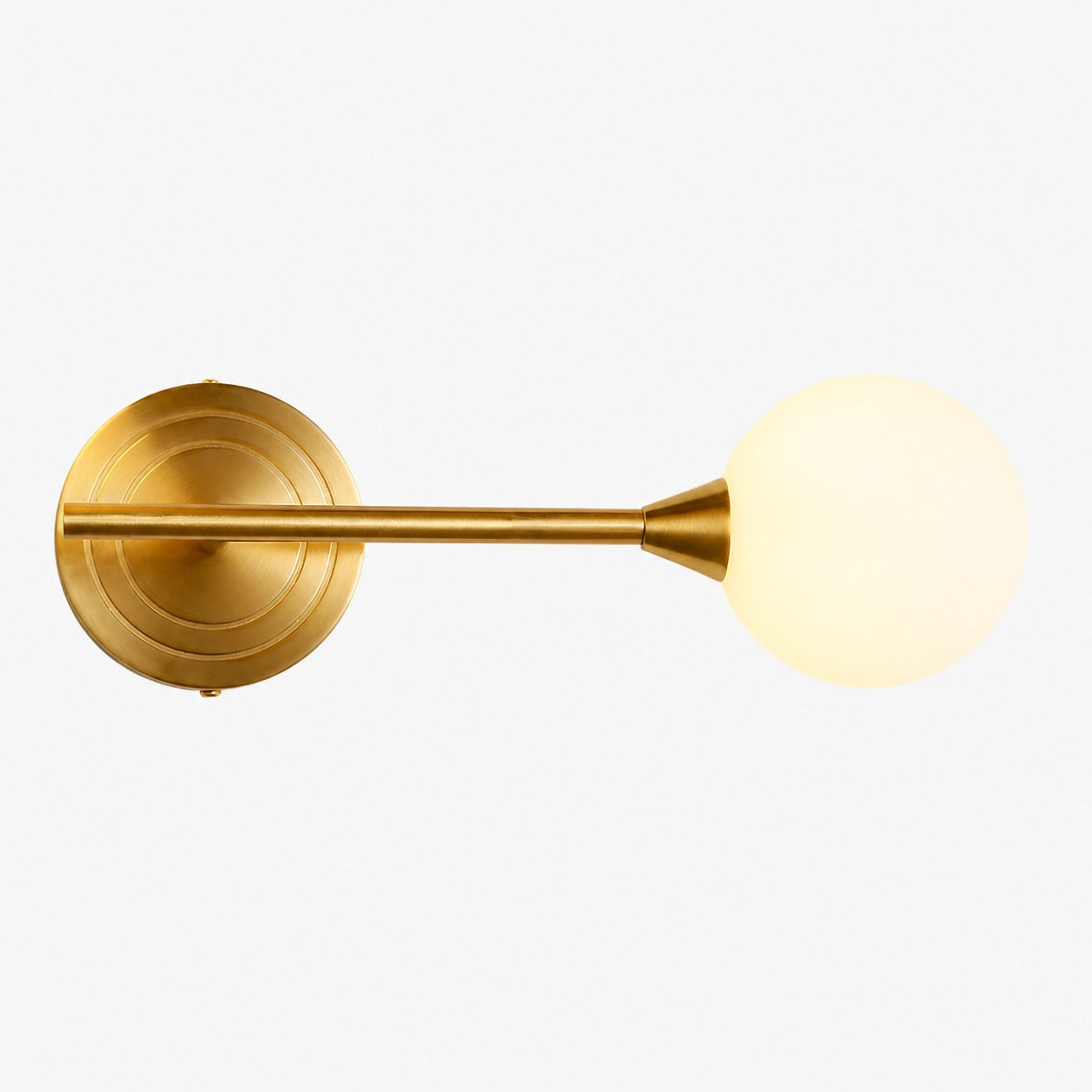 Holten Brass Armed Sconce