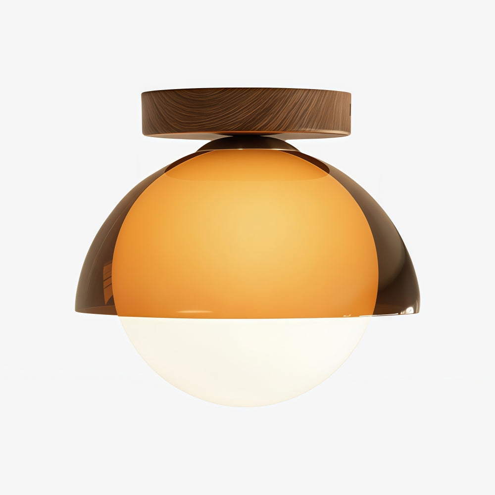 Afterglow Sunset Sculptural Glow Ceiling Lamp Modern Vintage Style for Hallway and Entryway