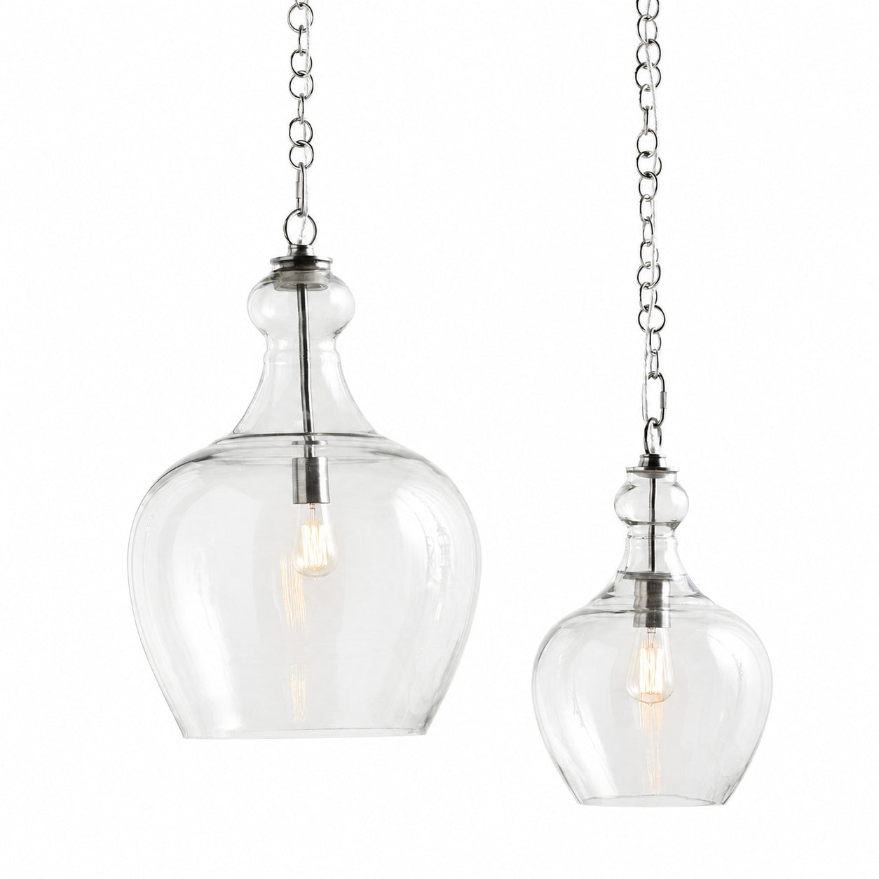 Lawson Glass Pendant Light - Recycled & Milk Glass with Bronze Accent