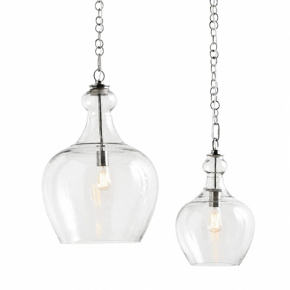 Lawson Glass Pendant Light - Recycled & Milk Glass with Bronze Accent