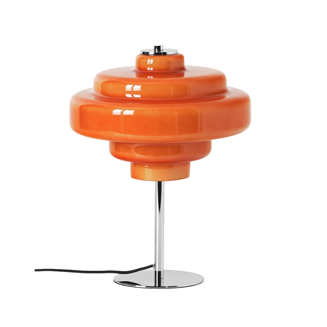 Koloro Tiered Glass Table Lamp – Retro & Contemporary Design for Living Room