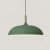 Minimalist Wood & Aluminum Pendant Light
