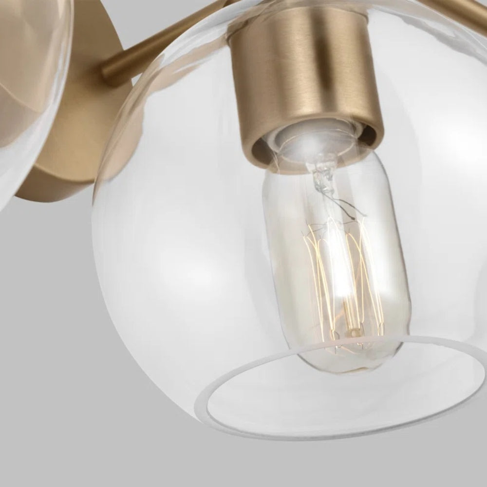 Bubble 3 Light Vanity Light - Glass Globe Shades Bathroom Wall Light