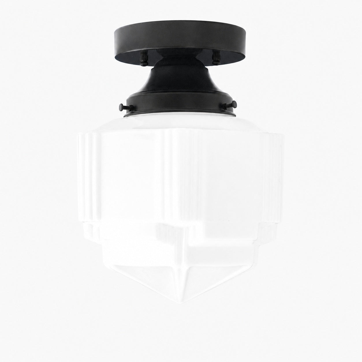 Geotower Glass Art Deco Ceiling Light - Glass Fixture - Elegant Home Lighting