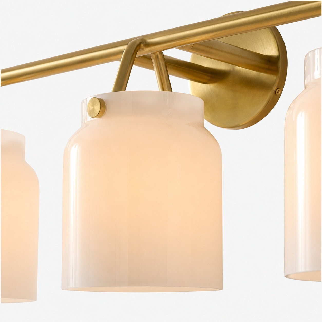 Hanton Modern 3-Light Wall Sconce - Metal Bathroom Fixture