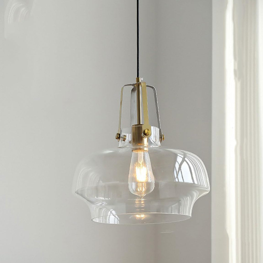 Modern Unique Shaped Fish Tank Glass Pendant Light
