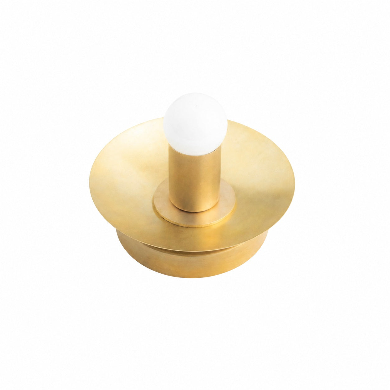 Radiro Globe Brass and Black Wall Light - Minimalist Scandinavian Sconce