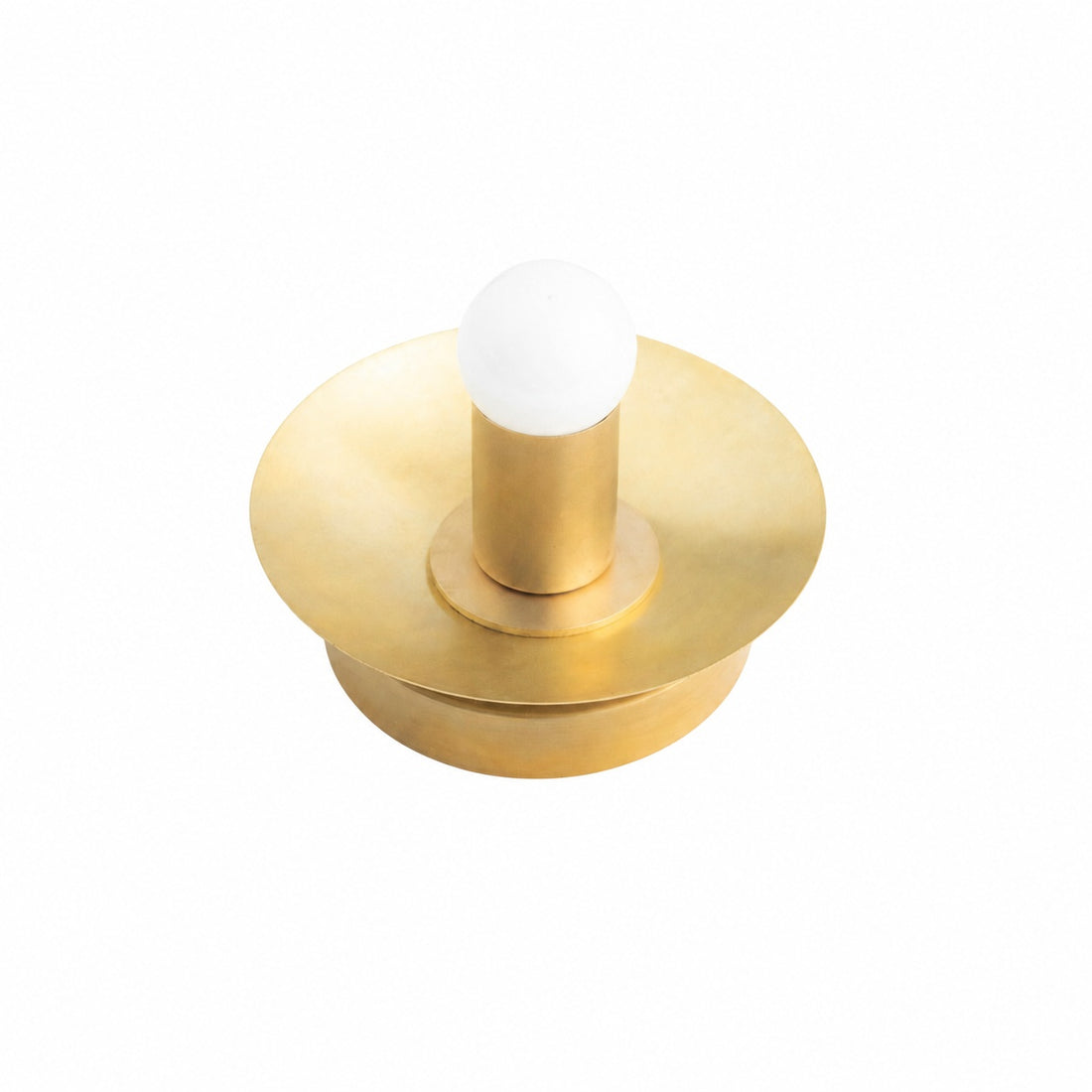 Radiro Globe Brass and Black Wall Light - Minimalist Scandinavian Sconce