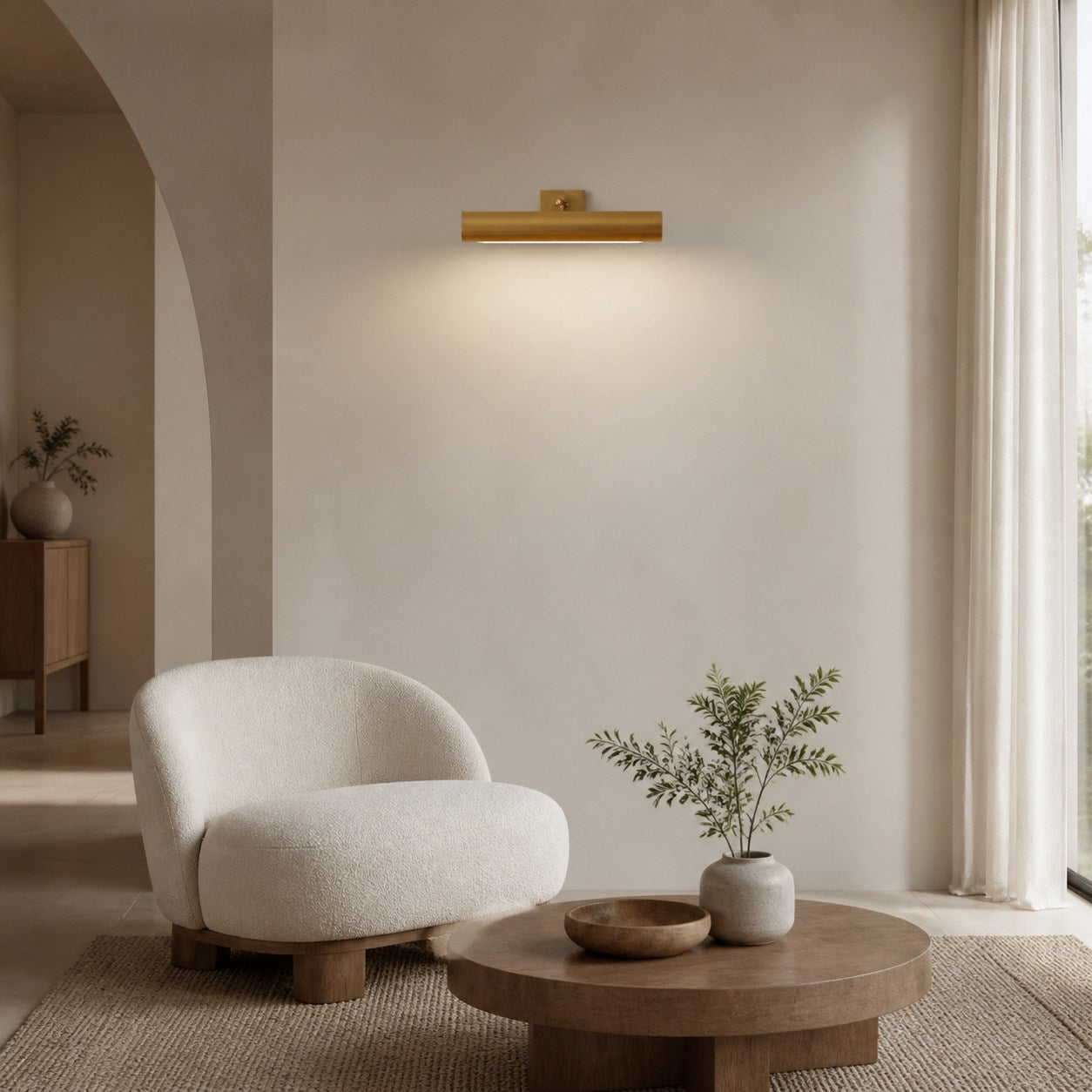 Modo Modern Wall Sconce - Angular Metal Arm Design Industrial Wall Lamp