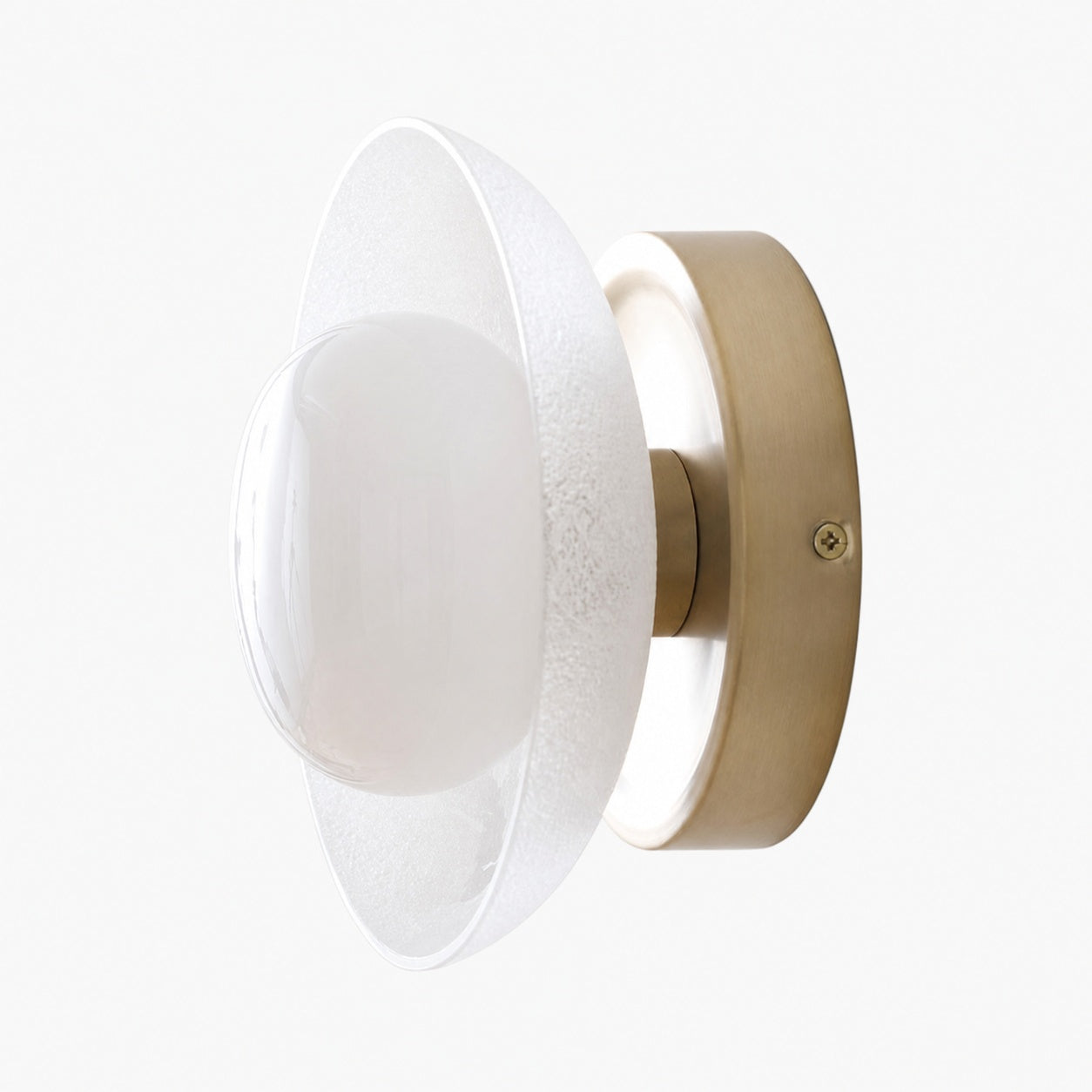 Elorina Sconce Wall Light - Textured Metal or Glass Shade