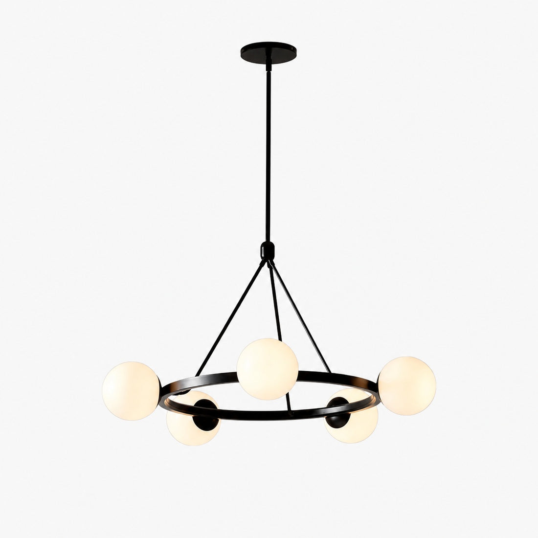 Brelia Round Light Chandelier - Modern Globe Chandelier in Stylish Design