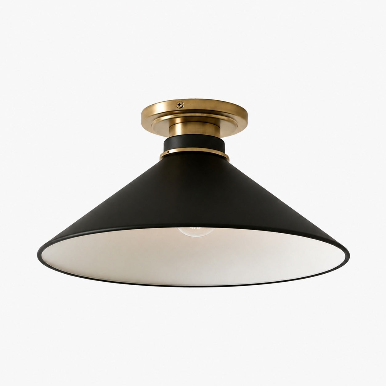 Aurenza Timeless Flush Mount Light - Farmhouse Design with Simple Elegant Charm