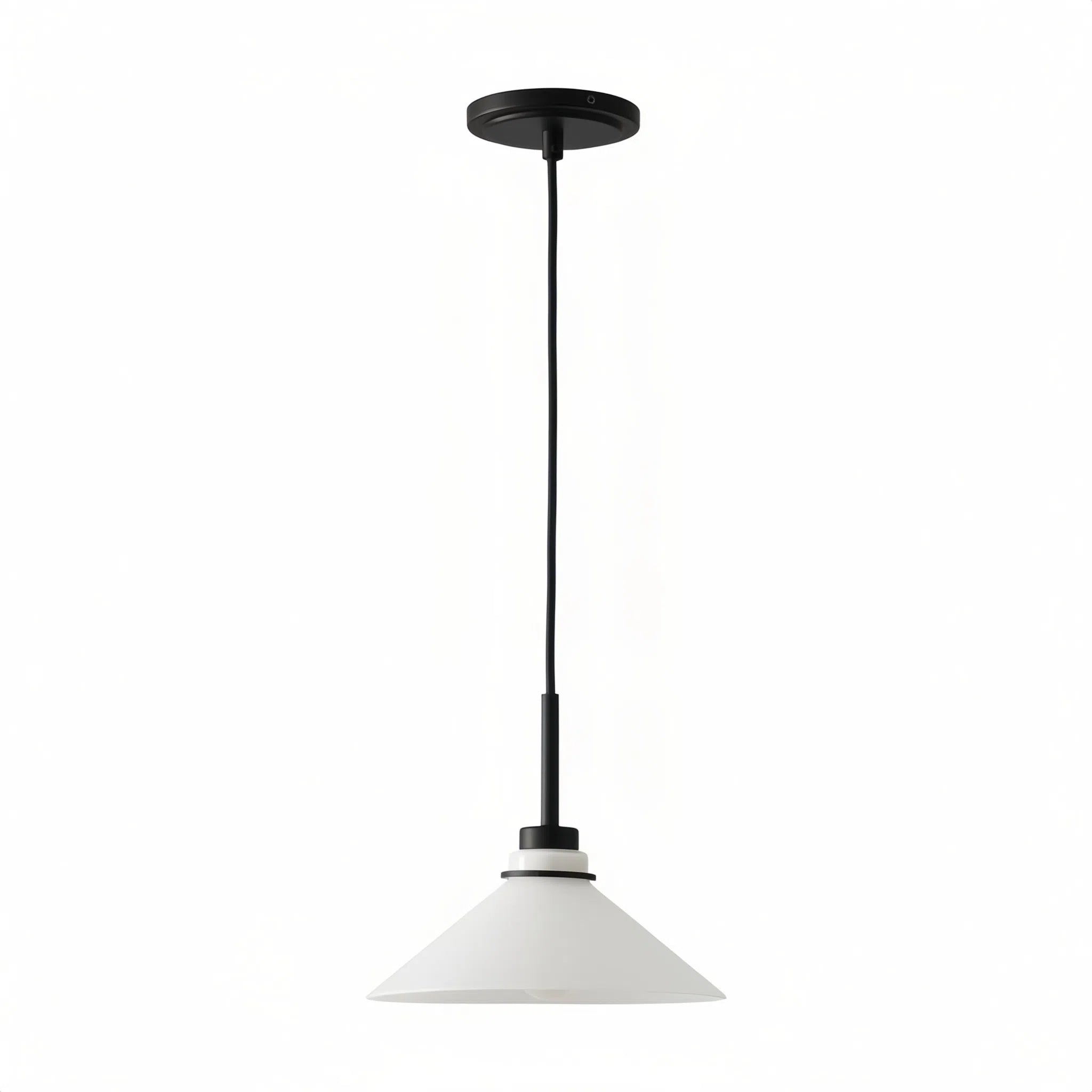 Aurenza Modern Farmhouse Pendant Light - Adjustable Shade for Warm Ambiance