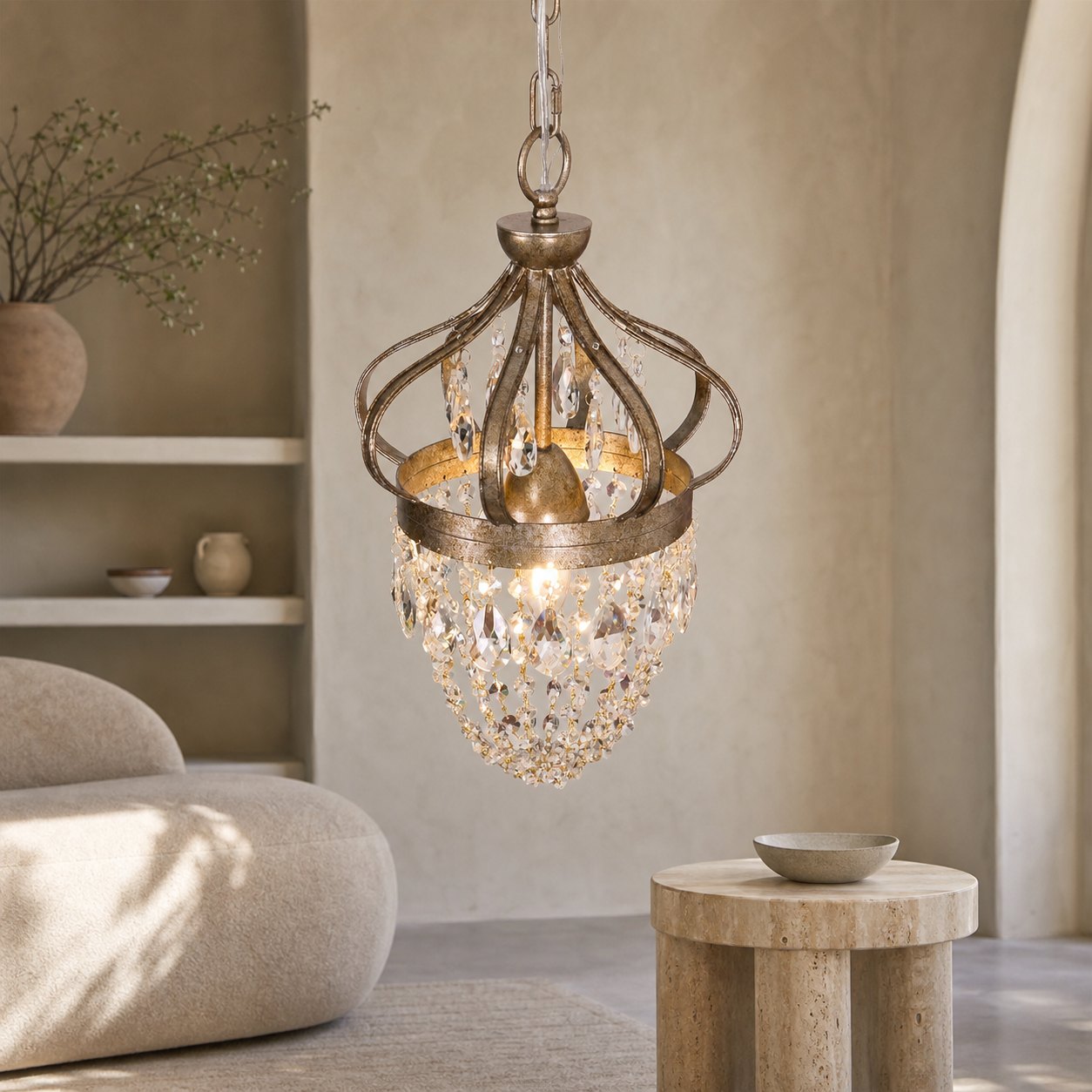 Abella Tear Drop Chandelier