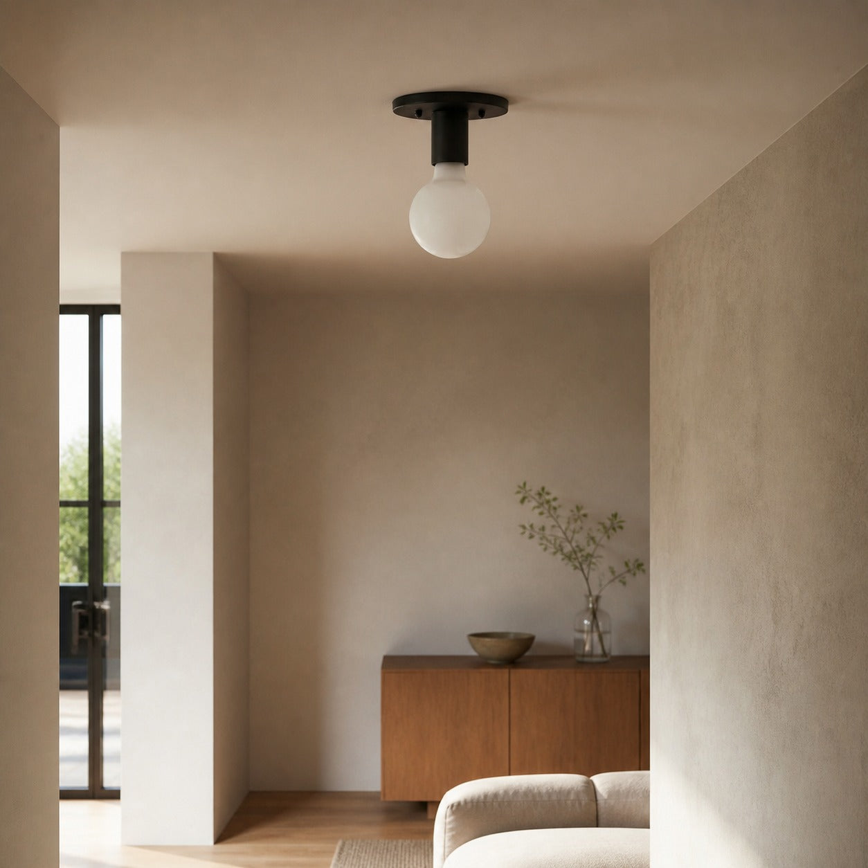 Glorica Glass Minimalist Wall Sconce - Versatile Modern Light For Any Room