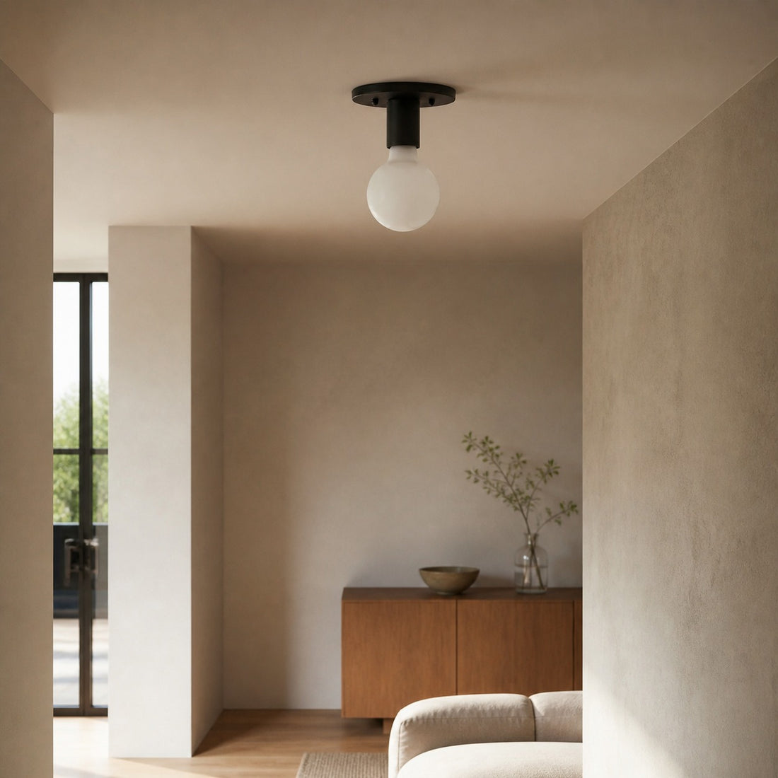 Glorica Glass Minimalist Wall Sconce - Versatile Modern Light For Any Room