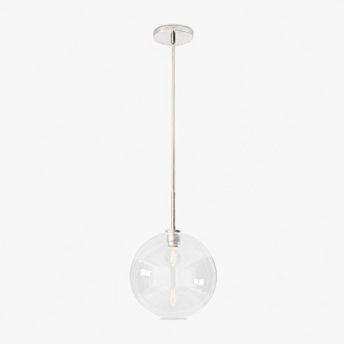 Selvion Sculptural Globe Pendant Light - Modern Glass Pendant Lamp - Sleek Design