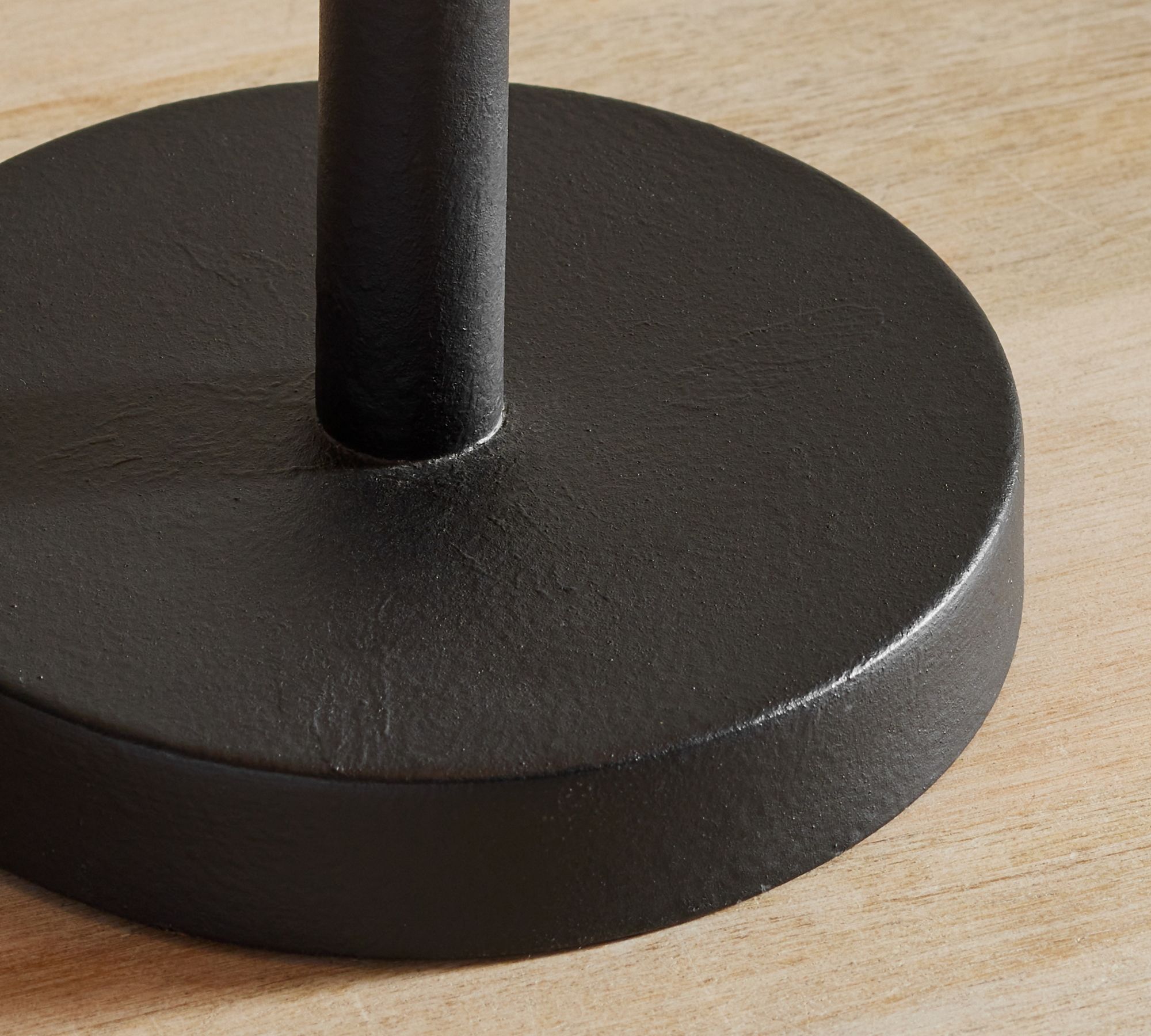 Rowan Modern Iron Table Lamp - Industrial Farmhouse Linen Bedside Reading Light