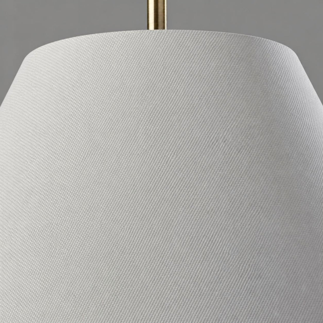 Lorvion Linen Drum Shade Flush Mount & Pendant - Antique Brass Ceiling Light