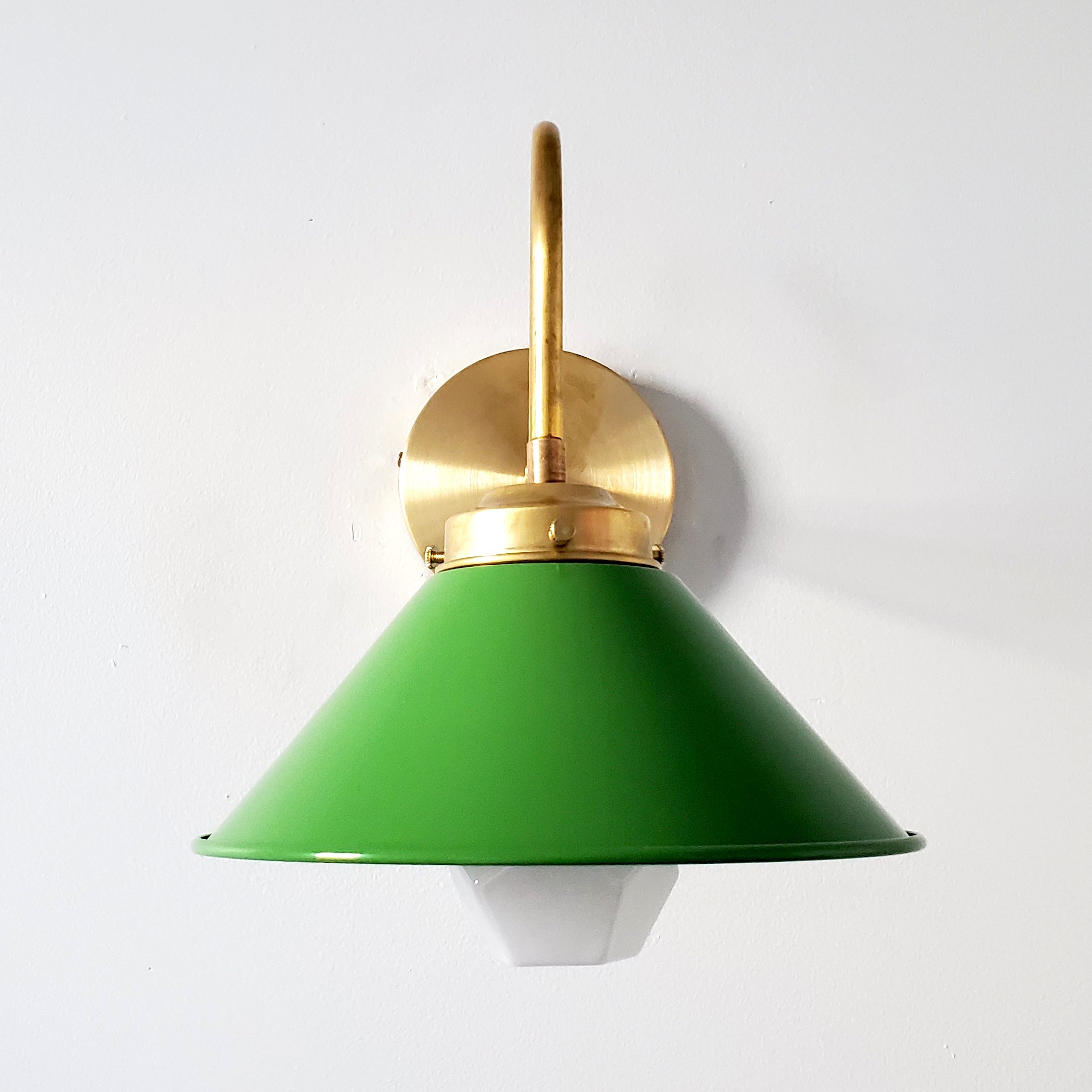 Curved Arm Wall Sconce - Accent Lighting For Bedroom & Hallway