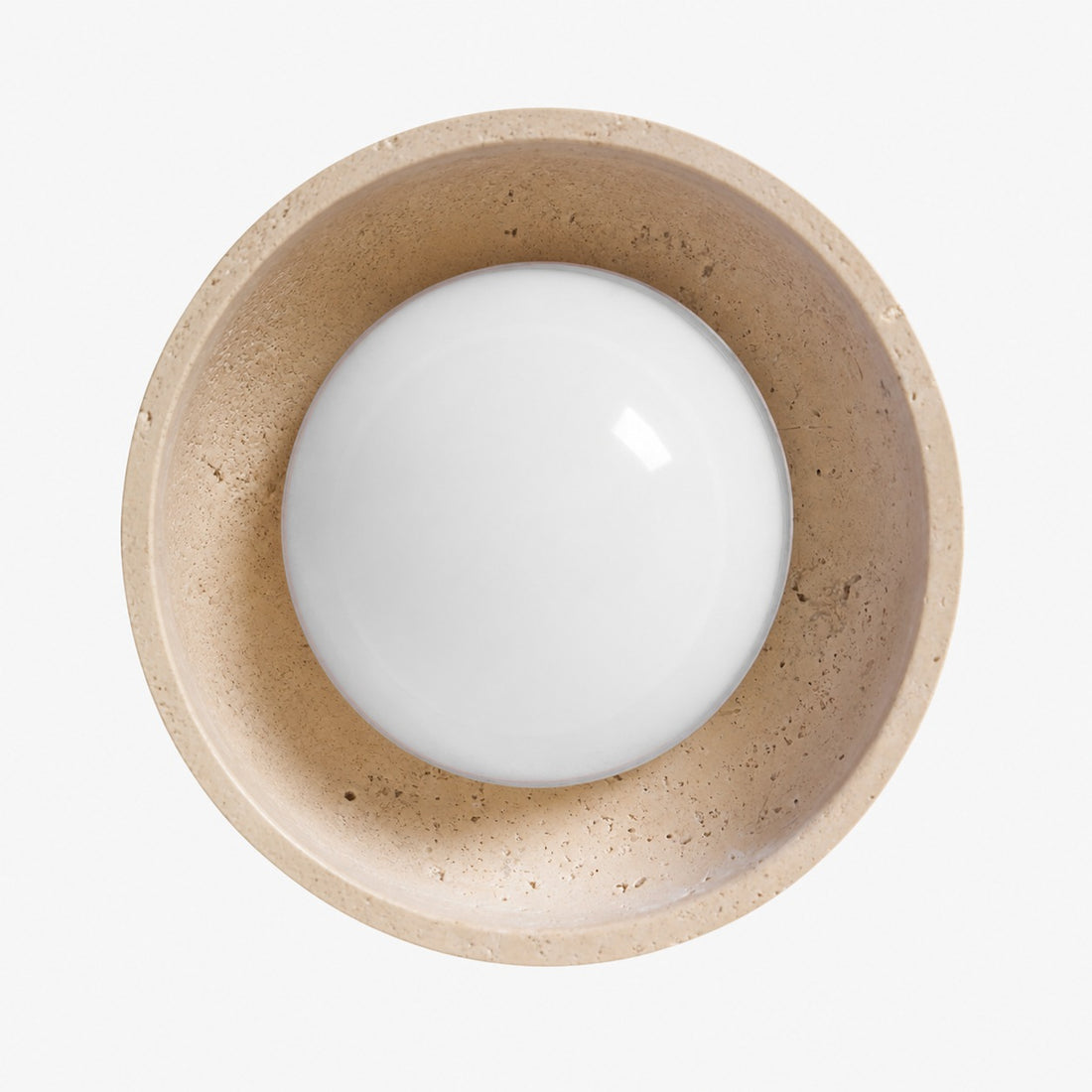 Piedra Travertine Ceiling Lamp