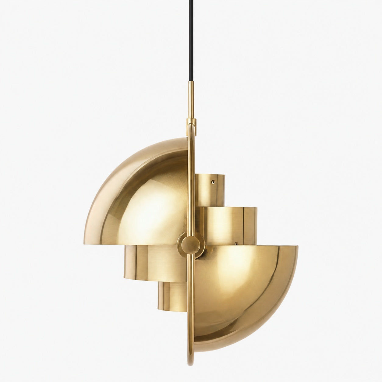 Multiva Sculptural Pendant Light – Adjustable Chandelier in Danish Modern Style for Dining Areas N18